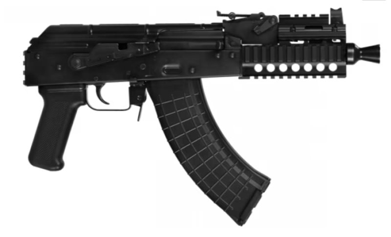 Pioneer Arms Micro Hellpup PRO AK Pistol 7.62x39mm 7in Barrel Brace-Ready
