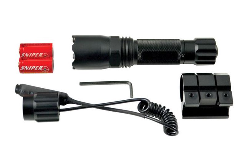 Sniper Tactical LED Flashlights w/ Picatinny Rail Mount