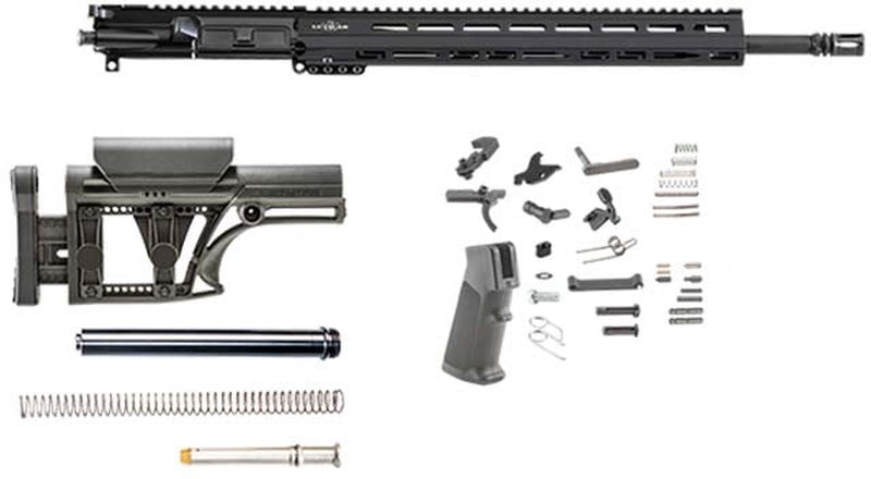 Luth-AR 18 in Mark 12 kit minus Lower Receiver w/fixed stock