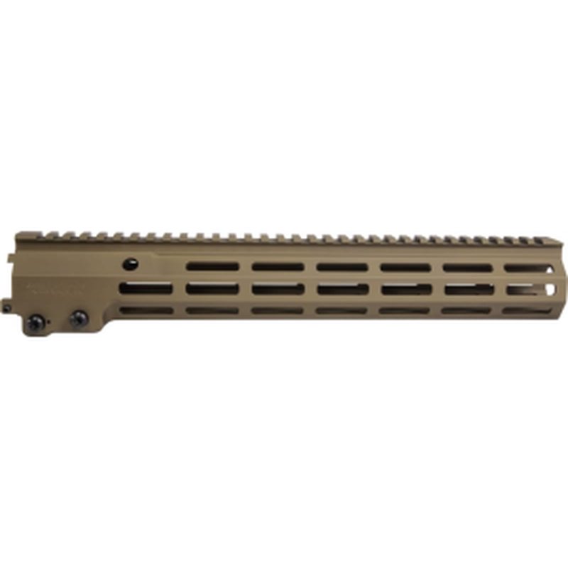 Geissele Automatics 05650S Super Modular Rail MK16 13.50" M-LOK, Desert Dirt Aluminum for AR Platform, Barrel Nut Included