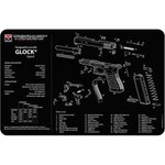TekMat Glock Gen 4 Pistol Mat 17x11 Black Microfiber TekTowel