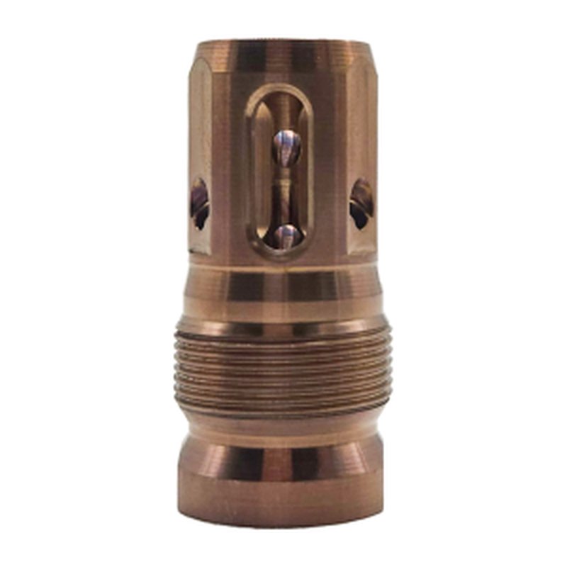 Blackout Dynamics Hybrid Plan B Muzzle Device 1/2x28 Short H900 Bronze Gold