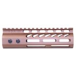 Guntec USA 4in Ultra Lightweight Thin M-LOK System Handguard w/ Monolithic Top Rail