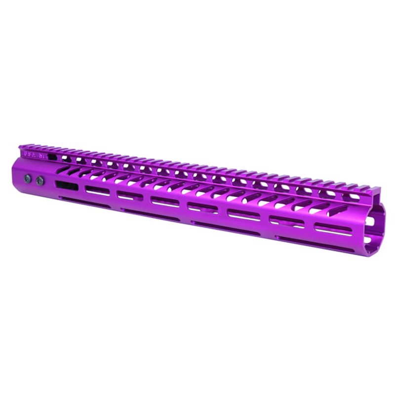 Guntec USA .308 Caliber Ultra Lightweight Thin M-LOK System Free Floating Handguard w/Monolithic Top Rail