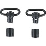 Uncle Mikes 1011-2 1" Quick Detach Push Button Sling Swivel 1" Blued