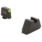 AmeriGlo 4XL Tritium Night Sight Set for Glock Green Front Outline Black Rear