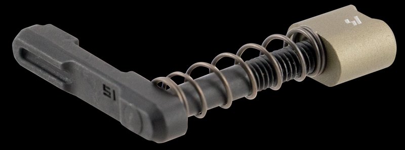 Strike AR Magazine Catch AR Platform ARSMCFDE Black Steel with 6061-T6 Aluminum Release Button
