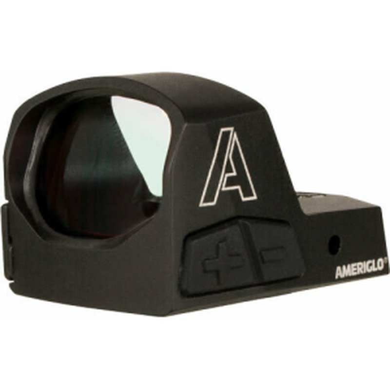 AmeriGlo HVN01 Haven Matte Black 1x 3.5 MOA Illuminated Adjustable Red LED Dot Reticle
