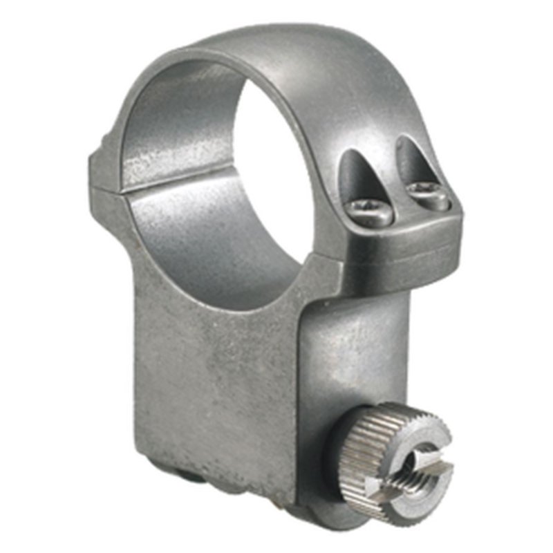 Ruger Steel Scope Ring - Single 1" Extra High 1.187" Height - Target Grey Stainless Finish