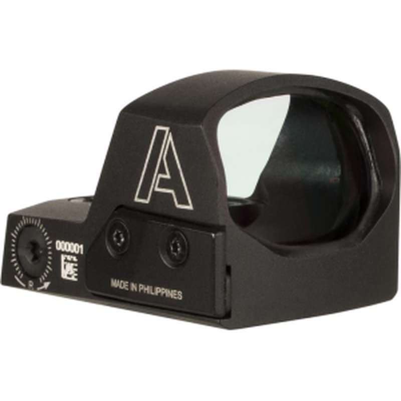 AmeriGlo HVN02 Haven Matte Black 1x 5 MOA Illuminated Adjustable Red LED Dot Reticle