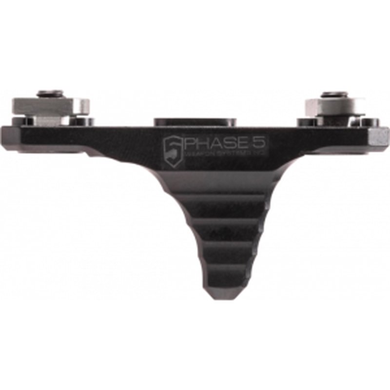 PHASE 5 WEAPON SYSTEMS MHSMLOKBL M-Lok Mini Hand Stop Black Anodized 6061-T6 Aluminum