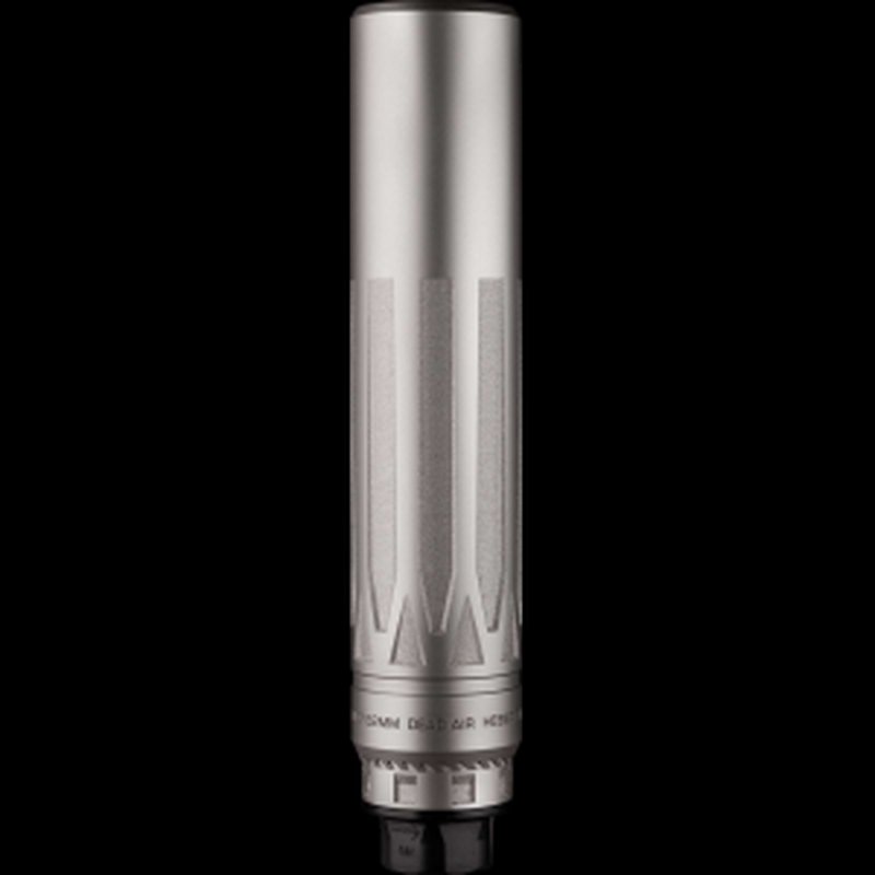Dead Air Nomad LTi XC Suppressor 7.62mm Silver with Xeno Adapter and Omni Brake