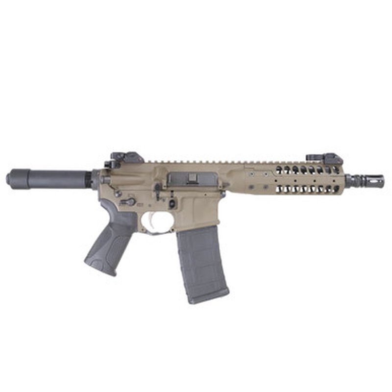 LWRC IC-PSD 5.56 NATO 8.5in 1:7 Barrel 1/2x28 Patriot Brown