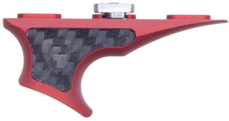 Fortis Shift M-LOK Carbon Fiber Handstop Red Anodized Aluminum SHIFT-HNDSTP-ML-CF-RED