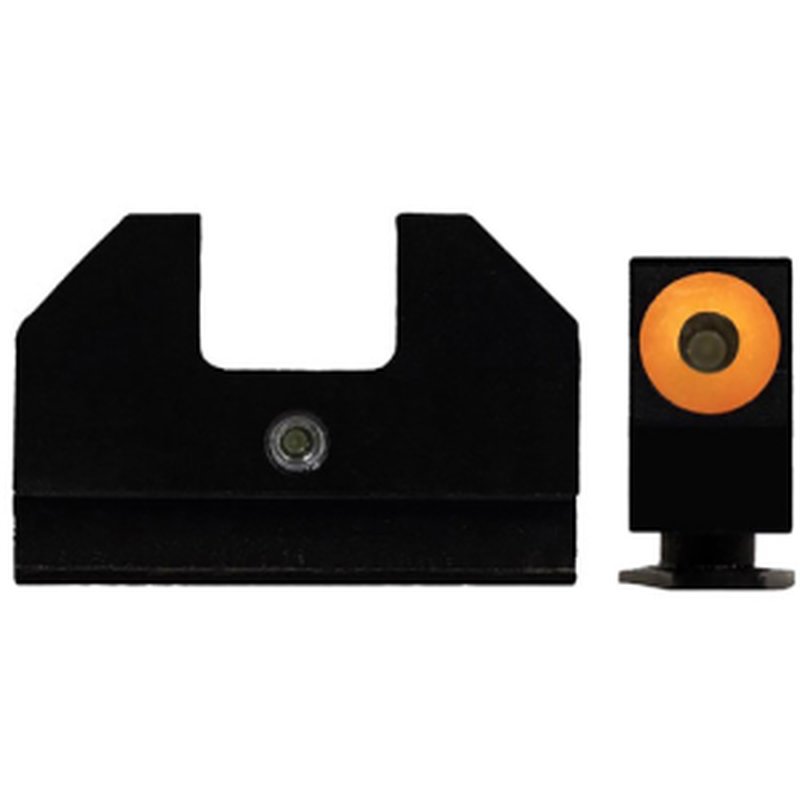 XS Sights F8 Night Sight for Glock 42/43 - Green with Orange