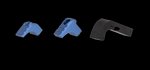 Strike Industries Modular Mag Release Gen 4-5 Glock Blue Aluminum