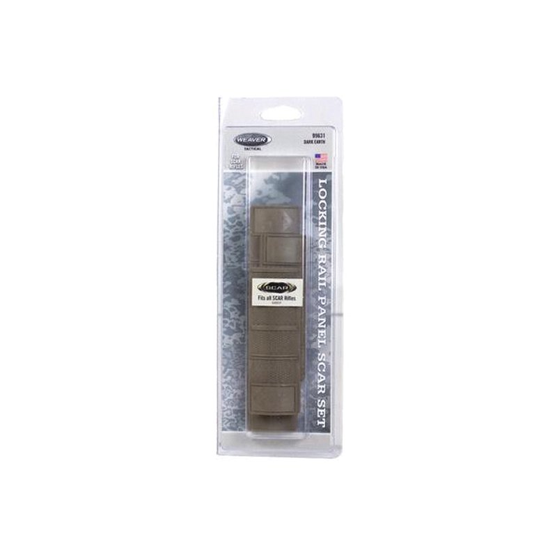 Weaver SCAR Locking Rail Panel Set 6.37", Flat Dark Earth