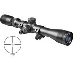 Barska Plinker-22 Rifle Scope with 3/8 inch Rings - 3-9x32mm, 30/30 Reticle, Matte