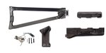 PSA AK Tree Bark Furniture set and Folding Stock w/ PSA Custom AK-47 Enhanced Polished Nickel Bor