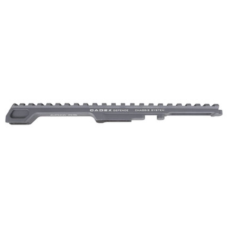 Cadex Defense Standard Receiver Top Rail AR-15 8-40 Screws Gray STK-TR-235-GRY