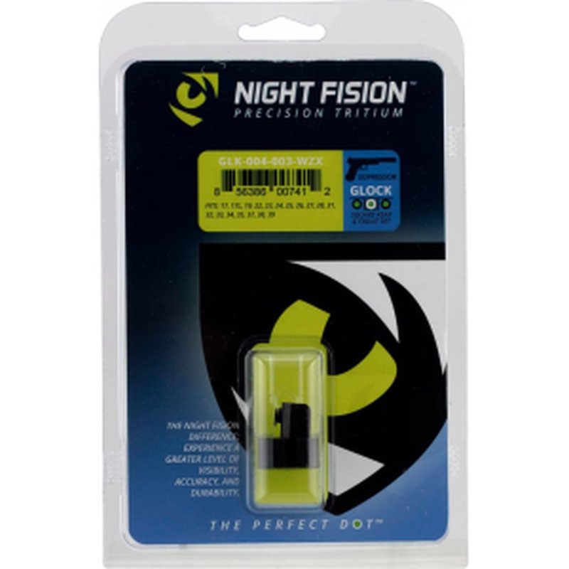 Night Fision GLK-004-03-WZX NS for Glock 17/19 suppressor-height night sights