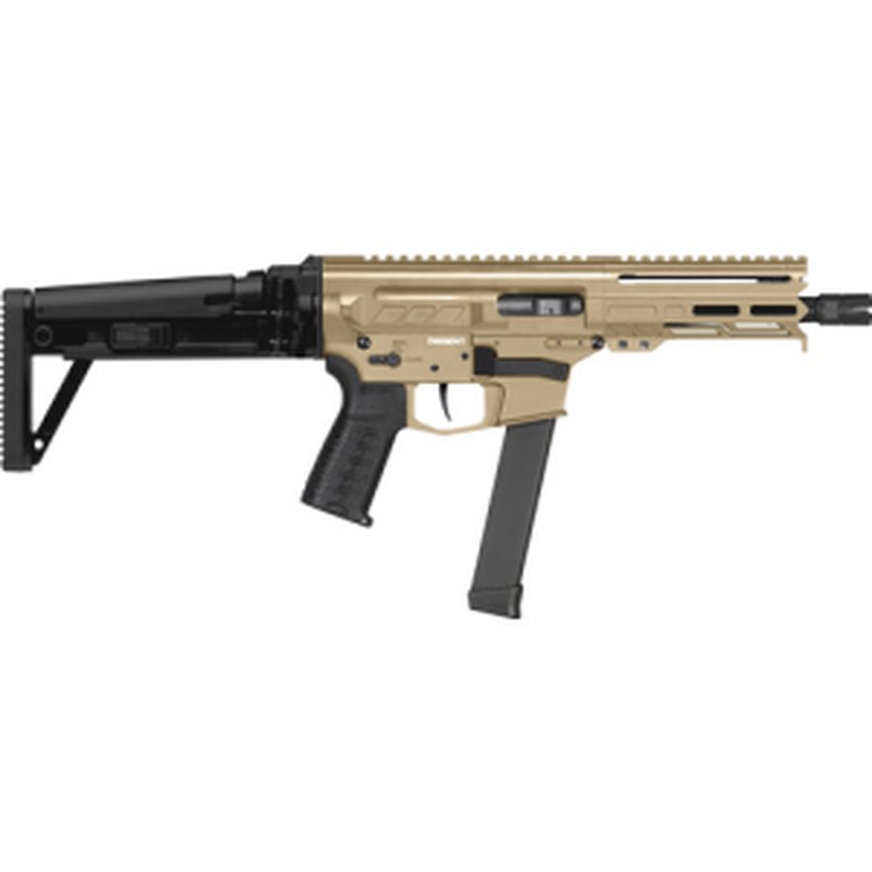 CMMG Dissent MkGs 9mm 6.5in AR-15 SBR Coyote Tan