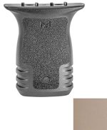 Mission First Tactical React M-LOK Compact Vertical Grip Scorched Dark Earth