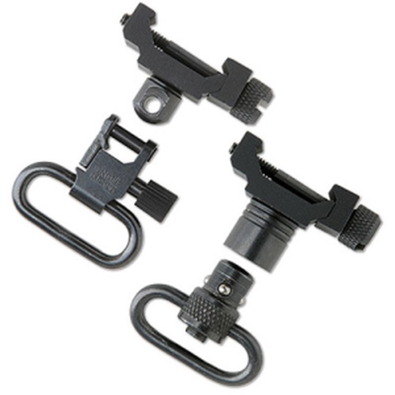 UNCLE MIKE'S Swivel Attachment Push Button Black Picatinny