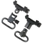 UNCLE MIKE'S Swivel Attachment Push Button Black Picatinny