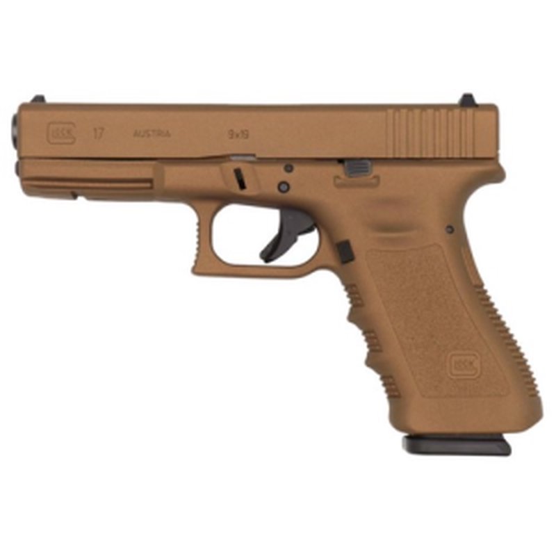 Glock G17 Gen 3 9mm 4.49" 17rd Pistol Burnt Bronze