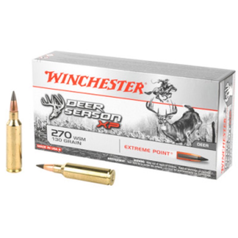 Winchester Deer Season XP 270 WSM Extreme Point 130gr Rifle Ammo (20 Rounds)
