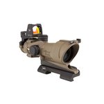 TRIJICON 4x32 ACOG ECOS Illum Amber Crosshair 5.56 Ret FDE