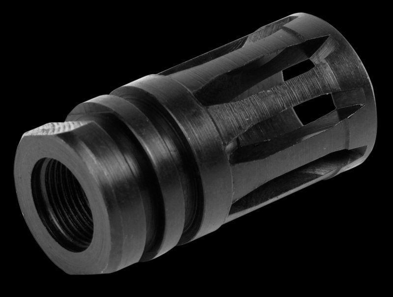 LBE UNLIMITED A2 Birdcage Flash Hider 4140 Steel Black AR-15 5.56x45 NATO ARA2FH