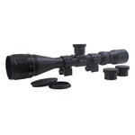 BSA Optics Sweet Riflescope 6.5 Creedmoor 4.5-18x40mm AO 1" Tube 30/30 Duplex Reticle with Weaver Rings, Black
