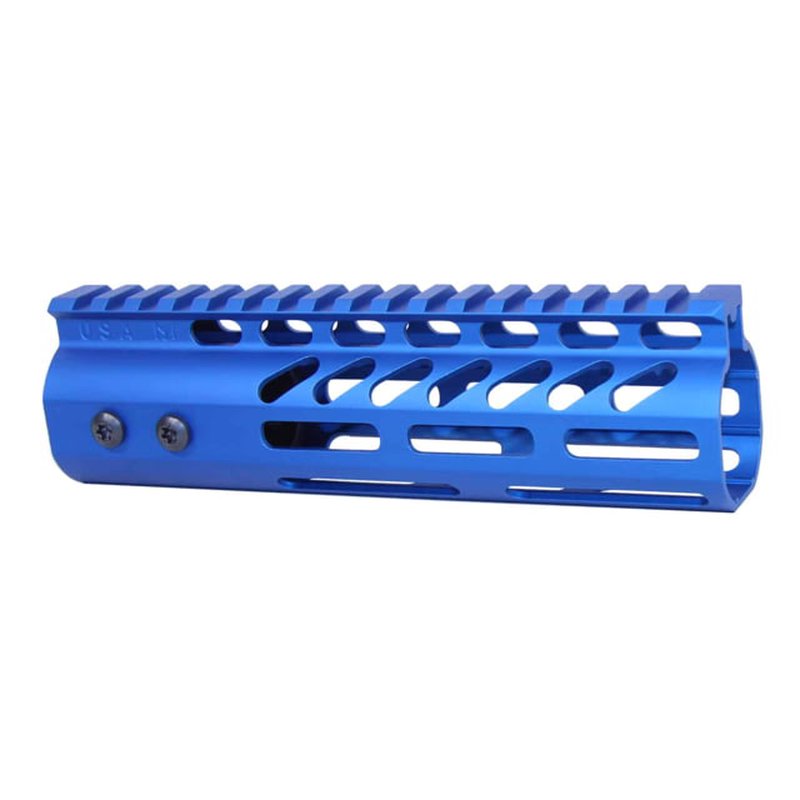 Guntec USA 4in Ultra Lightweight Thin M-LOK System Handguard w/ Monolithic Top Rail