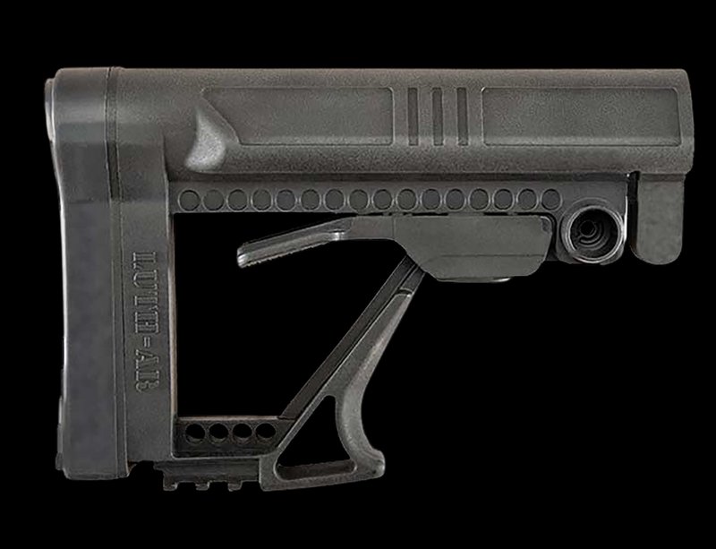 LUTH-AR MBA-5 Adjustable Carbine Buttstock with Picatinny Rail for AR-15