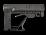 LUTH-AR MBA-5 Adjustable Carbine Buttstock with Picatinny Rail for AR-15