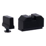Night Fision Blacked Out Stealth Optic Height Sight Set for Glock MOS 17/19/45 with RMR 507C 508T