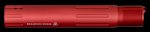 Strike AR Carbine Pistol Receiver Extension Buffer Tube 7075-T6 Red Anodized