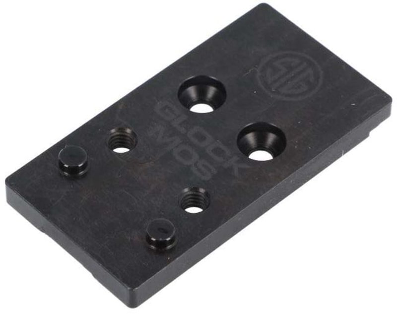 Sig Sauer SOR2M102 Romeo2 adapter plate for Glock MOS matte black steel