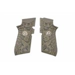 Wilson Combat EDC X9 Grips Aggressive Starburst Pattern G10 Dirty Olive 853DO