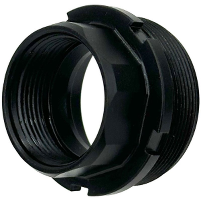 HUXWRX Stainless Steel Black Stiction Lock Adapter 2338 Muzzle Device