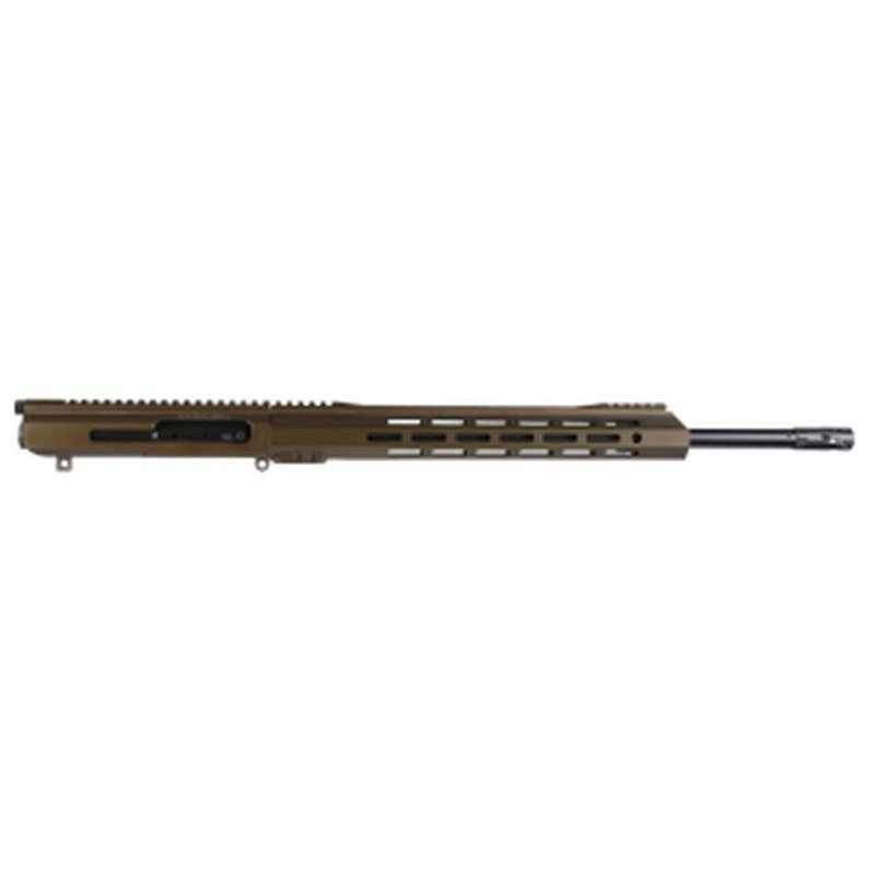 BC-10 | .243 Winchester Right Side Charging Upper | 20\" Black Nitride Heavy Barrel | 1:8 Twist | Rifle Length Gas System | 15\" MLOK Split Rail | with BCG & Charging Handle