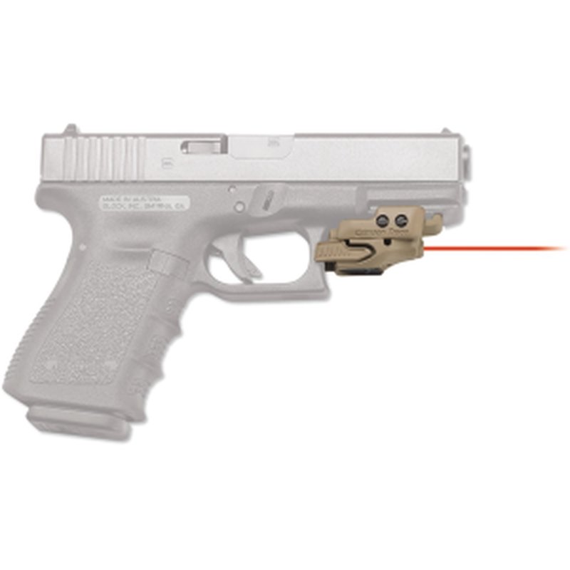 Crimson Trace CMR-201 Rail Master Laser Sight with Universal Rail Mount Polymer Tan