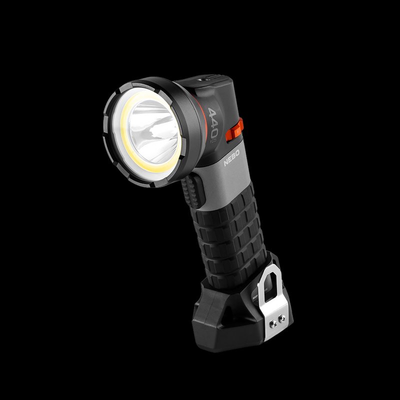 NEBO Luxtreme SL25R Spotlight 1/4-Mile Beam USB-C IP67 White Red Flood
