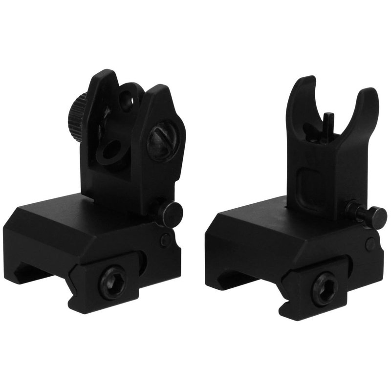 TacFire Same Plane Flip-Up Iron Sight Set Front/Rear