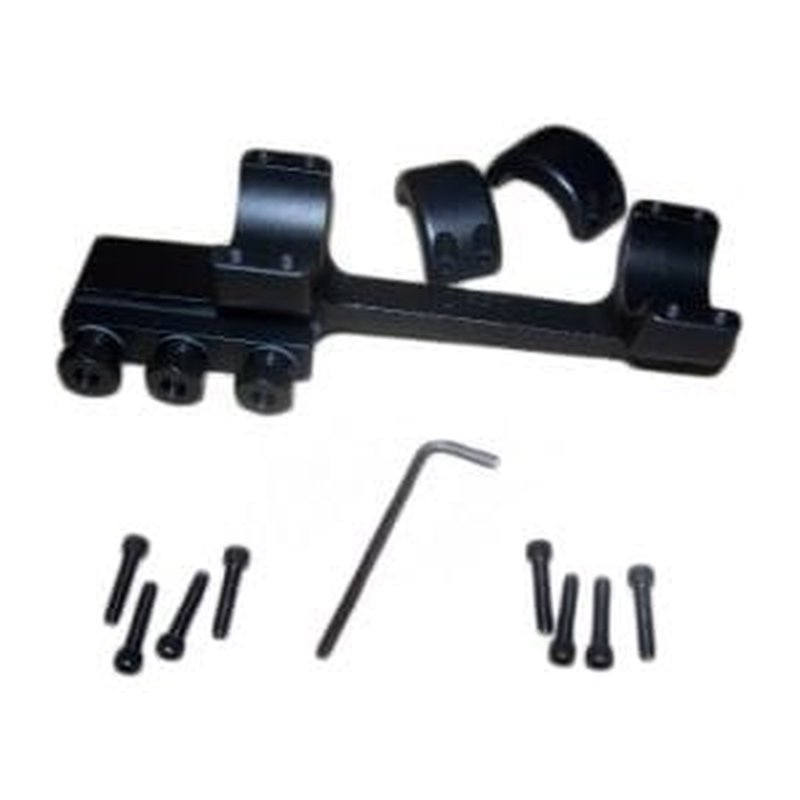 DNZ 121FPT2 Freedom Reaper Scope Mount/Ring Combo Matte Black 3.8 Forward 1\" Tube 1913 Picatinny Rail 20 MOA Aluminum Tactical Rifle