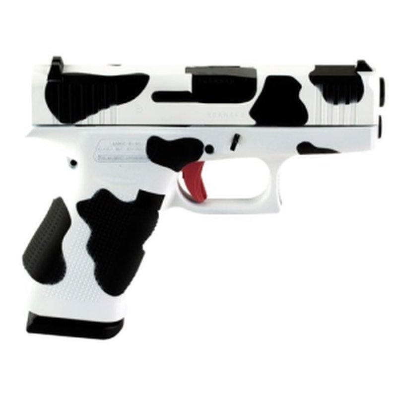 Glock G43X 9mm Pistol 3.41 Inch Barrel Cow Print MOS
