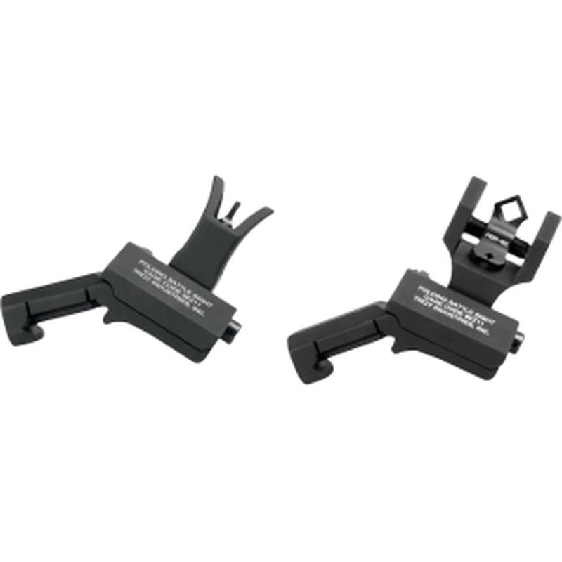 Troy Industries Offset Tritium Sight Set AR-15 Black