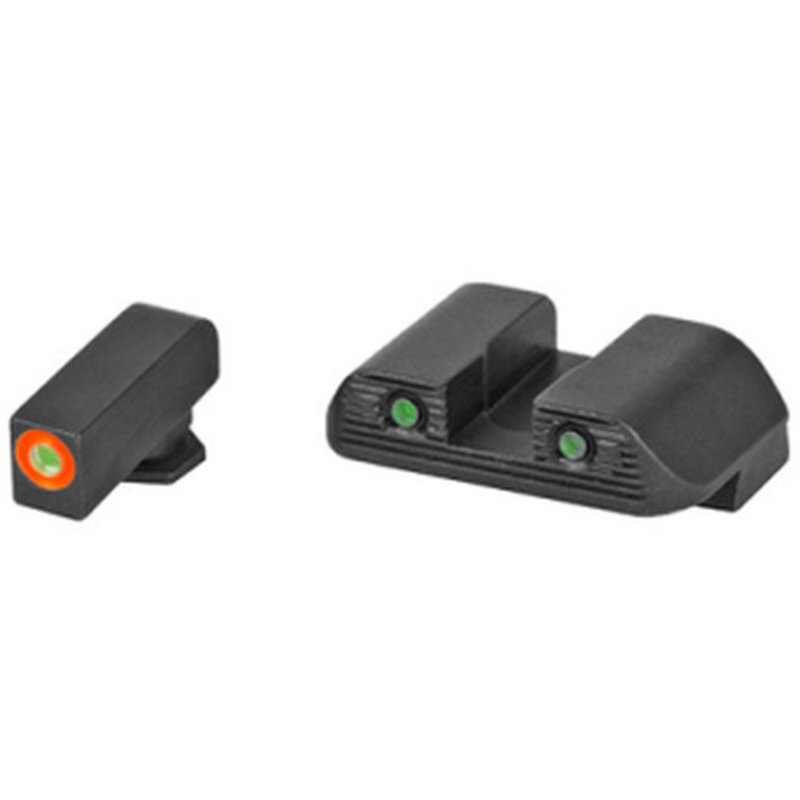 AmeriGlo GLOCK Bold Night Sight Set .180 Tritium Front & Rear (Green)